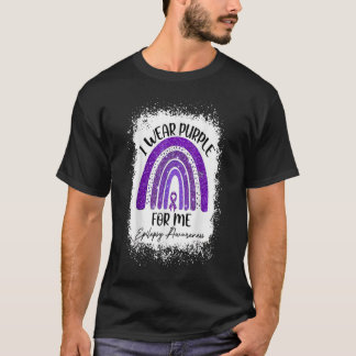 Camiseta Uso Púrpura Para Mí Conciencia Sobre Epilepsia Arc