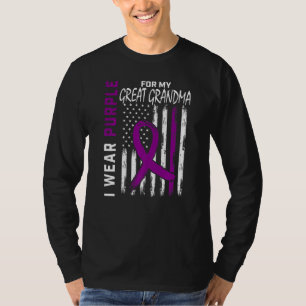 Camiseta Uso Púrpura Para Mi Gran Abuela Epilepsy Awaren