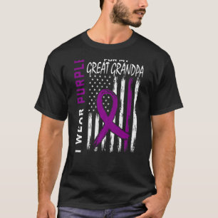 Camiseta Uso Púrpura Para Mi Gran Abuelo Epilepsy Awaren