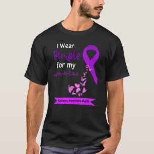 Camiseta Uso Púrpura Para Mi Hermana En La Ley Epilepsy Awa
