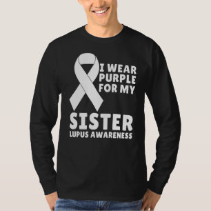 Camiseta Uso Púrpura Para Mi Hermana Lupus De Conciencia