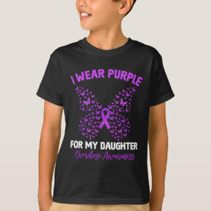 Camiseta Uso Púrpura Para Mi Hija Conciencia Sobre La Sobre