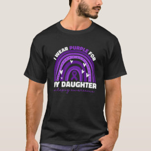 Camiseta Uso Púrpura Para Mi Hija Epilepsia Awareness M