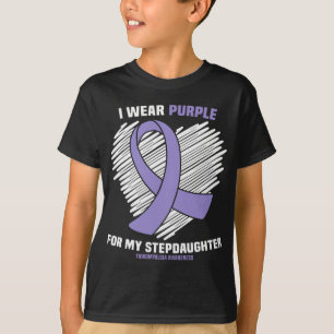 Camiseta Uso Púrpura Para Mi Hija Fibromialgia Awa