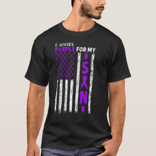 Camiseta Uso Púrpura Para Mi Hijo Cáncer Pancreático Usa Fl