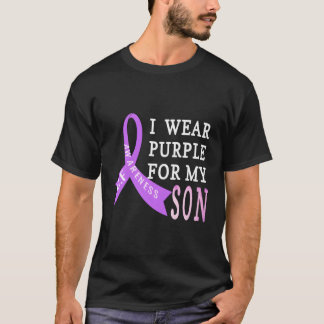 Camiseta Uso Púrpura Para Mi Hijo Fibrosis Quística Cf Awar