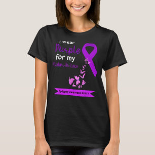 Camiseta Uso Púrpura Para Mi Madre En La Ley Epilepsy Aware