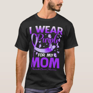Camiseta Uso Púrpura Para Mi Mamá Awarene Pancreático Del C