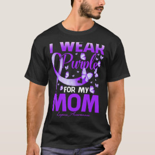 Camiseta Uso Púrpura Para Mi Mamá Lupus Sensibilizar A La M