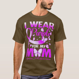 Camiseta Uso Púrpura Para Mi Mamá Lupus Sensibilizar A La M