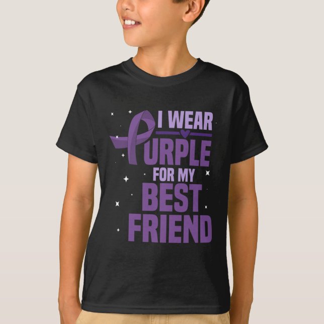 Camiseta Uso Púrpura Para Mi Mejor Awarenes De Epilepsia De (Anverso)