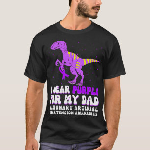 Camiseta Uso Púrpura Para Mi Padre Hipert Arterial Pulmonar