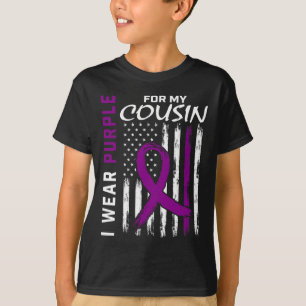 Camiseta Uso Púrpura Para Mi Primo Epilepsia Ame