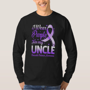 Camiseta Uso Púrpura Para Mi Tío Consciente De La Violencia