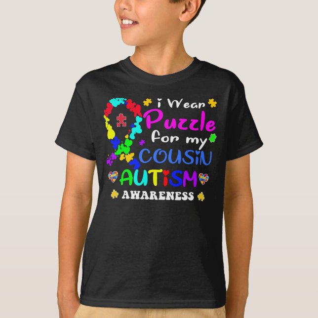 Camiseta uso puzzle para mi primo (Anverso)