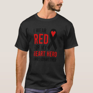 Camiseta Uso Red Orgulloso CHD Warrior Bro CHD Awareness CH