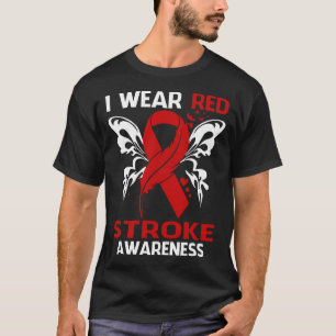 Camiseta Uso Rojo Para Concienciar A STROKE