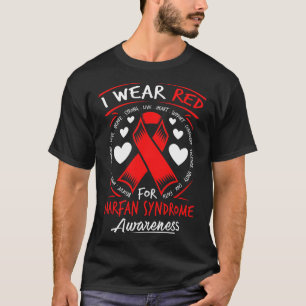Camiseta Uso Rojo Para Concienciar Sobre El Síndrome De Mar
