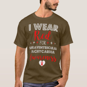 Camiseta Uso Rojo Para Taquicardia Suraventricular Awaren