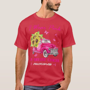 Camiseta Uso Rosa Para Concienciación Sobre El Cáncer De Ma
