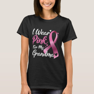 Camiseta Uso Rosa Para Concienciar A Mi Abuela Sobre El Cán