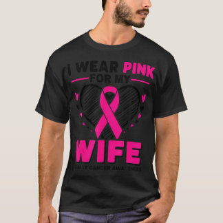 Camiseta Uso Rosa Para Concienciar A Mi Esposa Sobre El Cán