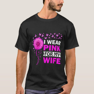 Camiseta Uso Rosa Para Concienciar A Mi Esposa Sobre El Cán