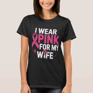 Camiseta Uso Rosa Para Concienciar A Mi Esposa Sobre El Cán