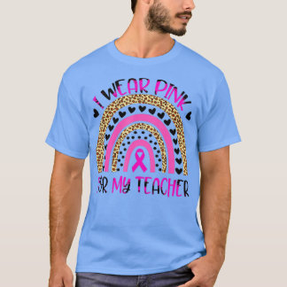 Camiseta Uso Rosa Para Concienciar A Mi Maestra Sobre El Cá
