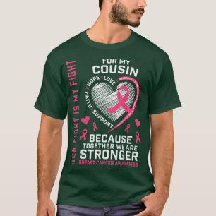 Camiseta Uso Rosa Para Concienciar A Mi Primo Sobre El Cánc