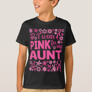 Camiseta Uso Rosa Para Concienciar A Mi Tía Sobre El Cáncer