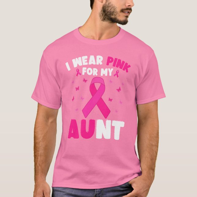 Camiseta Uso Rosa Para Concienciar Sobre El Cáncer De Mama (Anverso)