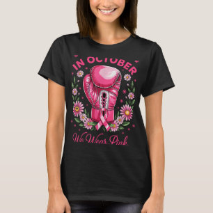 Camiseta Uso Rosa Para Concienciar Sobre El Cáncer De Mama 