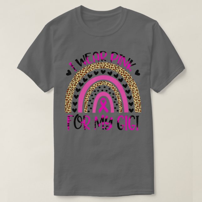 Camiseta Uso Rosa Para Concienciar Sobre El Cáncer De Mama  (Diseño del anverso)