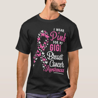 Camiseta Uso Rosa Para Concienciar Sobre El Cáncer De Mama