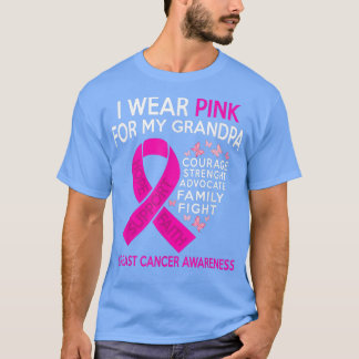 Camiseta Uso Rosa Para Concienciar Sobre El Cáncer De Mama 