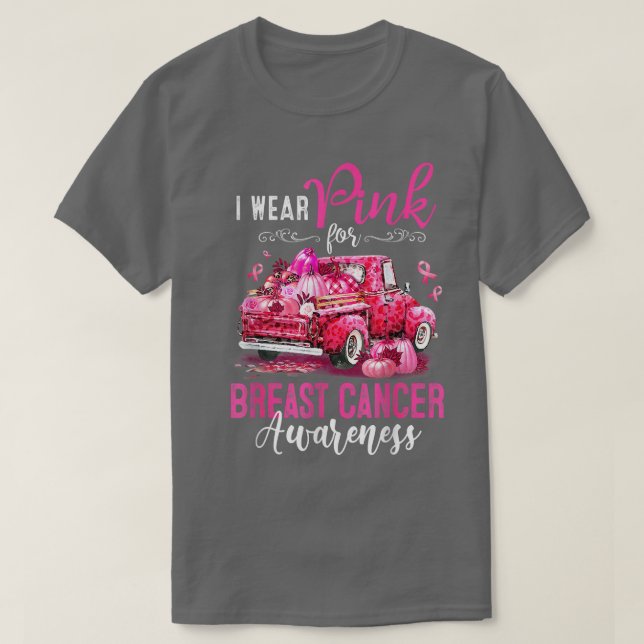 Camiseta Uso Rosa Para Concienciar Sobre El Cáncer De Mama  (Diseño del anverso)