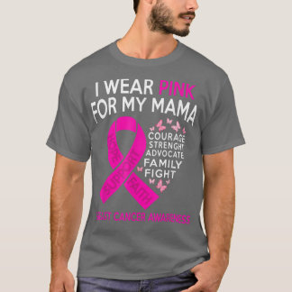 Camiseta Uso Rosa Para Concienciar Sobre El Cáncer De Mama