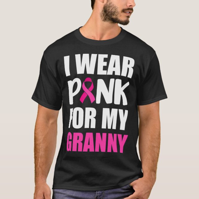 Camiseta Uso Rosa Para El Cáncer De Mama De Cinta Rosa De A (Anverso)