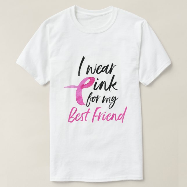 Camiseta Uso Rosa Para El Mejor Cáncer De Mama De Camisas D (Diseño del anverso)