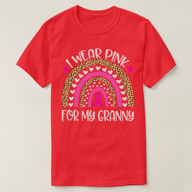 Camiseta Uso Rosa Para La Ayuda Del Mes De Cáncer De Mama (Diseño del anverso)