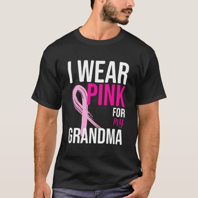 Camiseta Uso Rosa Para Mi Abuela (Anverso)