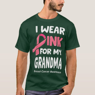 Camiseta Uso Rosa Para Mi Abuela, Abuela De Cáncer De Mama