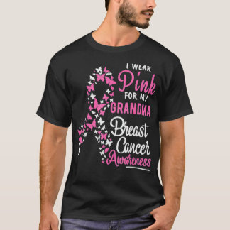 Camiseta Uso Rosa Para Mi Abuela De Cáncer De Mama