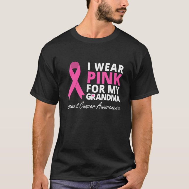 Camiseta Uso Rosa Para Mi Abuela Ribon Amor Familiar 2 (Anverso)