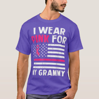 Camiseta Uso Rosa Para Mi Cance De Cinta Rosa Grammy