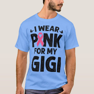 Camiseta Uso Rosa Para Mi Cáncer De Mama De Mariposa Gigi