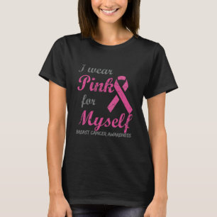 Camiseta Uso Rosa Para Mi Conciencia Sobre El Cáncer De Ma