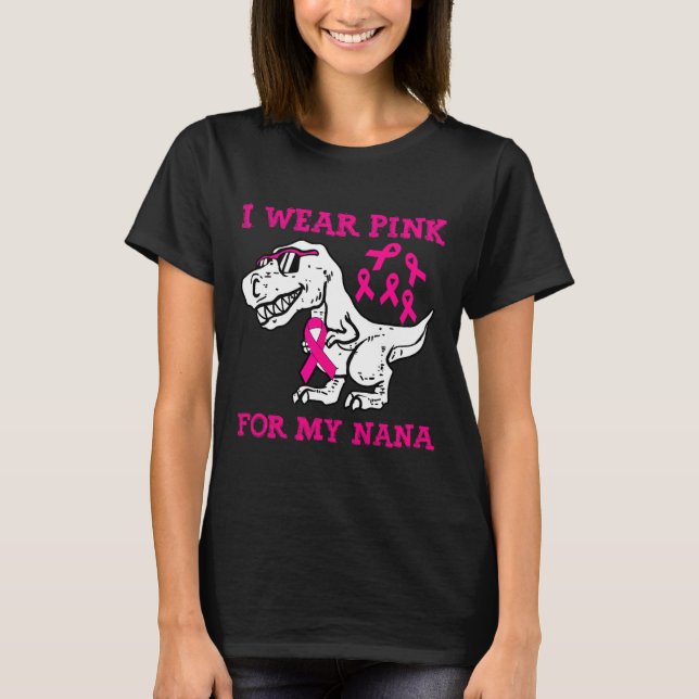 Camiseta Uso Rosa Para Mi Conciencia Sobre El Cáncer De Mam (Anverso)