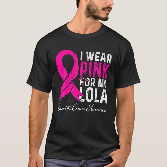 Camiseta Uso Rosa Para Mi Conciencia Sobre El Cáncer De Mam (Anverso)